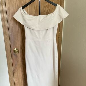 Babaton Strapless Cream Dress